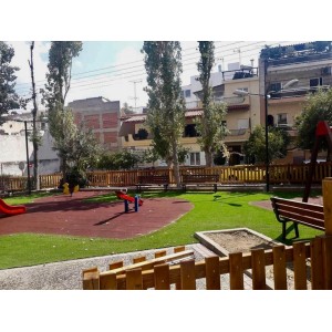 Παιδική χαρά στον Δήμο Κορυδαλλού επί της οδού Διαμαντή Κουμπάκη